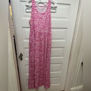 Pink cheetah maxi